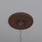 Ekena Millwork Berkshire PVC Medallion (Canopies up to 7"), 16"OD x 3 1/2"ID x 1"P, Universal Aged Metallic Rust CMP16BEDRU - alternate 7
